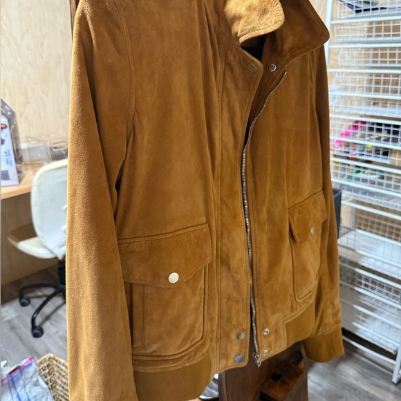 Joseph London tan Sueded Jacket. - Picture 9 of 9